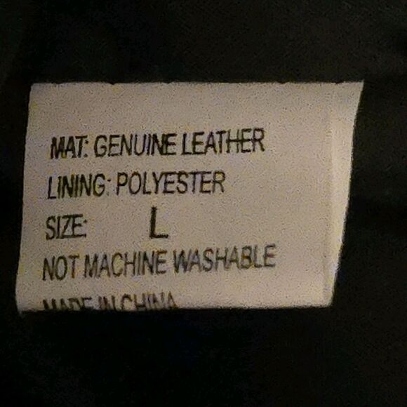 Vintage Dead Stock Leather Duster Trench Coat Full Length Collared Grunge - Picture 10 of 10